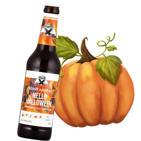 Szent András Hello Halloween Pumpkin Spice Ale (5,6%) 0,33l fűszeres sütőtökös ale