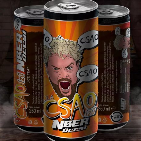 Nber Üccsi Csao Drink 0,25l őszibarack tea üdítőital