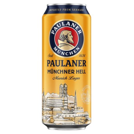 Paulaner Münchener Hell Lager (4,9%) 0,5l bajor világos sör