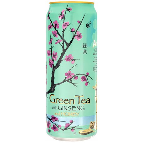 AriZona Green Tea with Ginseng and Honey 0,65l zöld tea mézzel