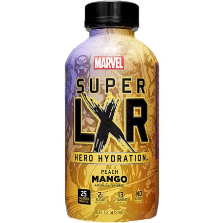 AriZona Marvel Super LXR Hero Hydration Peach Mango 0,473l barack mangó