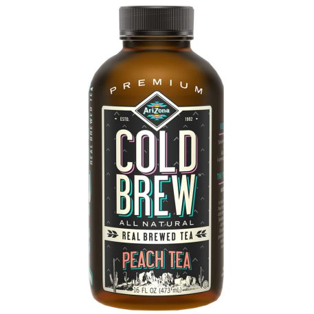 Arizona Premium Cold Brew Peach Tea 0,473l őszibarack