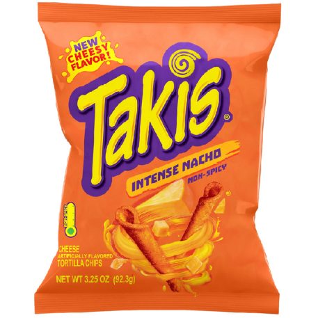 Takis Intense Nacho Rolls Sajtos Tortilla Chips 100g