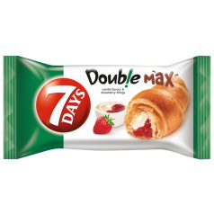 7 Days Double Max Croissant 80g eper és vanília