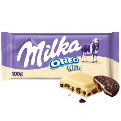 Milka Oreo White tejcsokoládé 100g fehércsokoládé