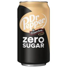Dr Pepper USA Cream Soda Zero Szénsavas Üdítőital 0,355l