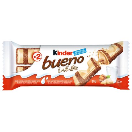 Kinder Bueno White Töltött Ostyaszelet 39g