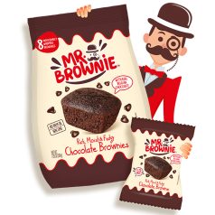   Mr. Brownie Chocolate Brownies (8x25g) 200g belga csokidarabokkal