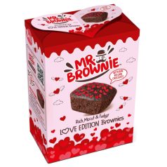   Mr. Brownie Love Csokoládés Sütemény 200g belga csokoládéval és cukorkaszórással