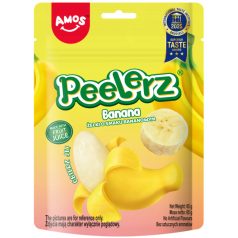 Amos Peelerz Banana banán ízű hámozható gumicukor 65g