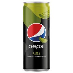   Pepsi Black Lime Zero Cukormentes Szénsavas Üdítőital 0,33l