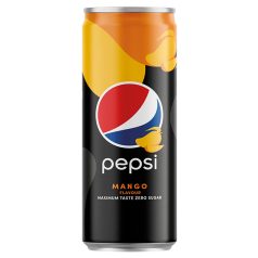 Pepsi Mangó Zero Cukormentes Szénsavas Üdítőital 0,33l