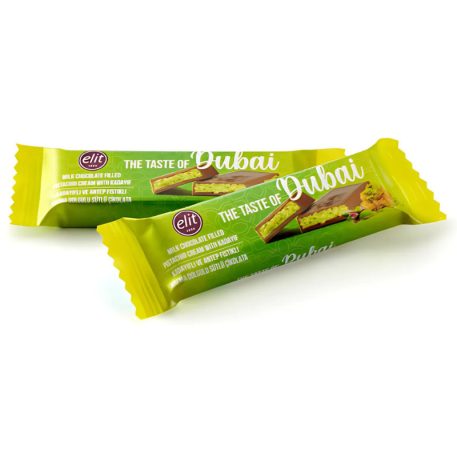 Elit Dubai Csokoládé 30g pisztácia és kadayif