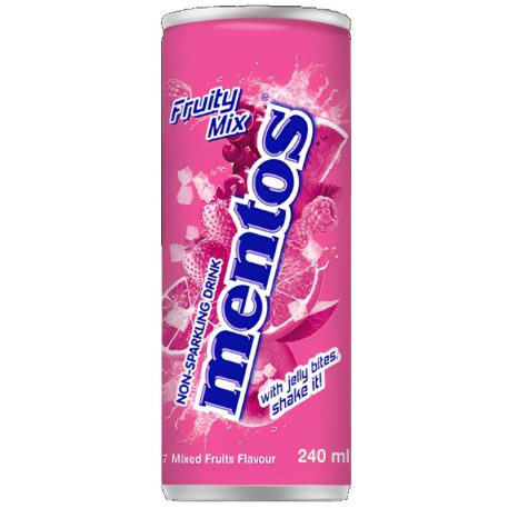Mentos Fruit Mix Üdítőital 0,240l gyümölcsmix zselével