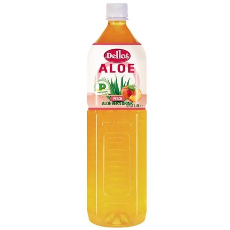 Dellos Aloe Vera Peach Üdítőital 1,5l őszibarack