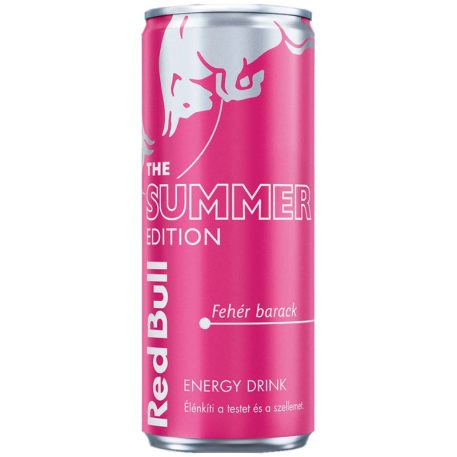 Red Bull Summer Edition Energiaital 0,25l fehér barack