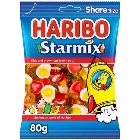 Haribo Starmix 80g gumicukor