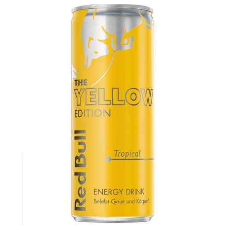 Red Bull The Yellow Edition Tropical Energiaital 0,25l trópusi gyümölcsös
