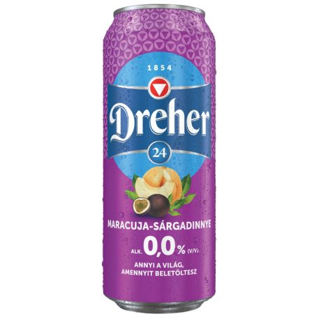 Dreher 24 Maracuja-Sárgadinnye Alkoholmentes Sör 0,5l (0%)