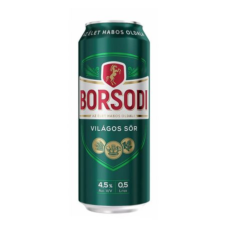 Borsodi Dobozos Sör 0,5l