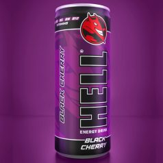 Hell Black Cherry Fekete Cseresznye Energiaital 0,25l