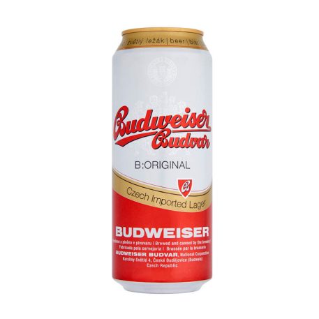 Budweiser Premium Lager Dobozos Sör 0,5l