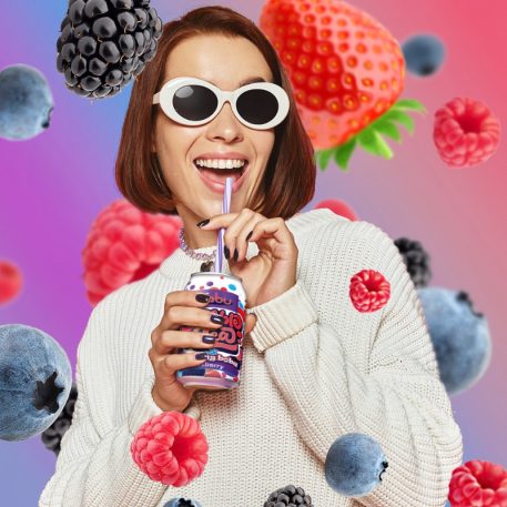 Babu Bubble Tea Mixberry With Popping Boba 0,315l